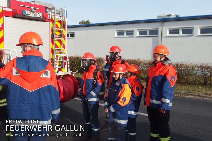 Berufsfeuerwehr-Wochenende unserer Jugendfeuerwehr